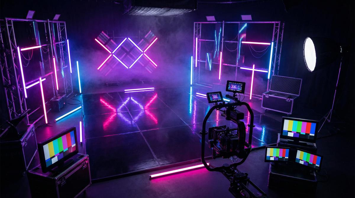 在线看片传媒MV制作传媒教程霓虹灯光效果